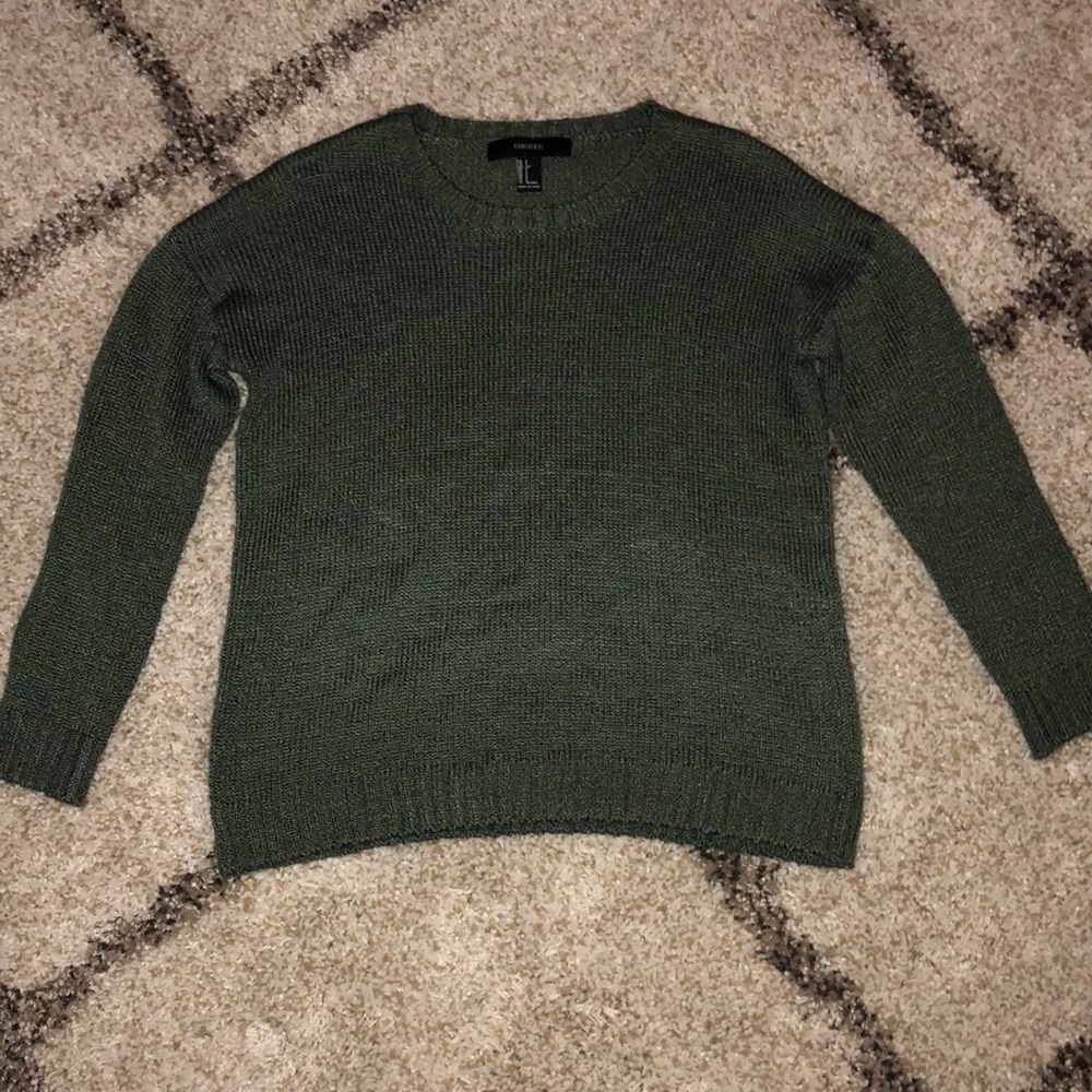 Emerald Crew Neck Sweater